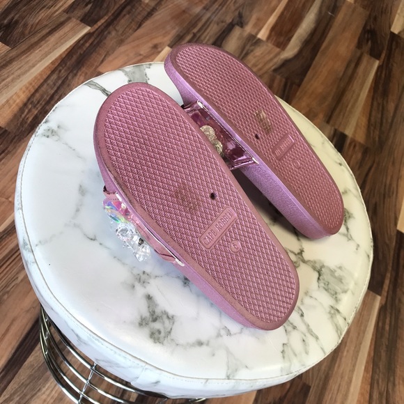 ‼️ Metallic Pink 3D Diamond Slides - Picture 8 of 8